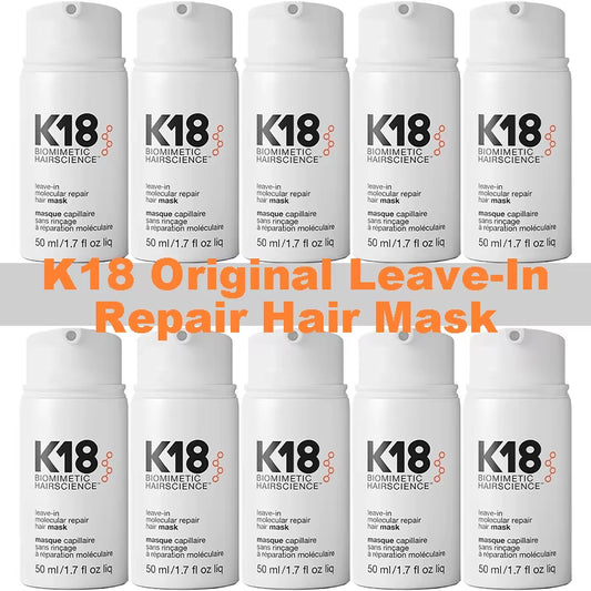 K18 Leave-In Molecular Repair Hair Mask – 4-Minute Treatment to Reverse Damage, Restore Strength & Shine